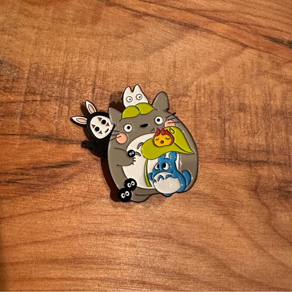 Studio Ghibli Remix Enamel Pins || Totoro, Princess Mononoke, Spirited Away, etc - Picture 7 of 7
